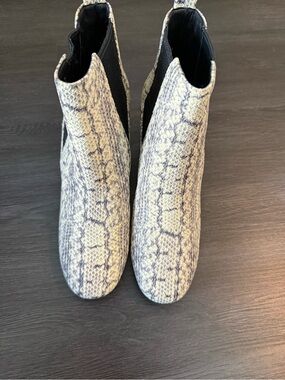 Cole Haan Women's Snake-Print Ankle Boots